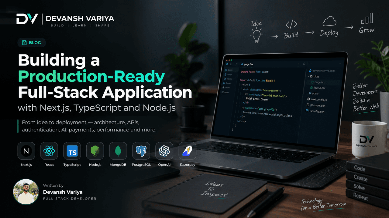 How I Built a Full-Stack SaaS Application with Next.js, Node.js and AI